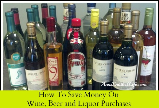 How To Save Money On Wine, Beer and Liquor Purchases