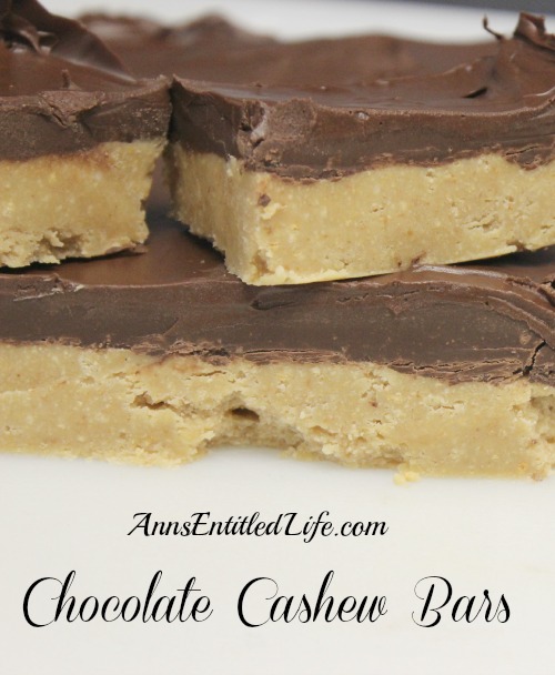 Chocolate Cashew Bars