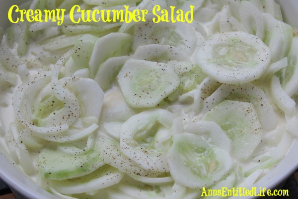 Old Fashioned Cucumber And Onion Salad Old Fashioned Cucumber And Onion Salad