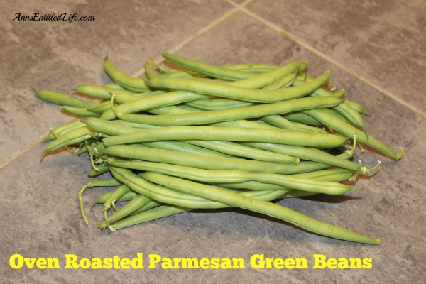 Oven Roasted Parmesan Green Beans