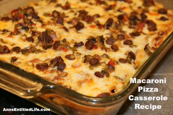 Macaroni Pizza Casserole Recipe