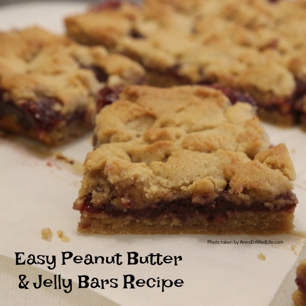 Easy Peanut Butter and Jelly Bars Recipe