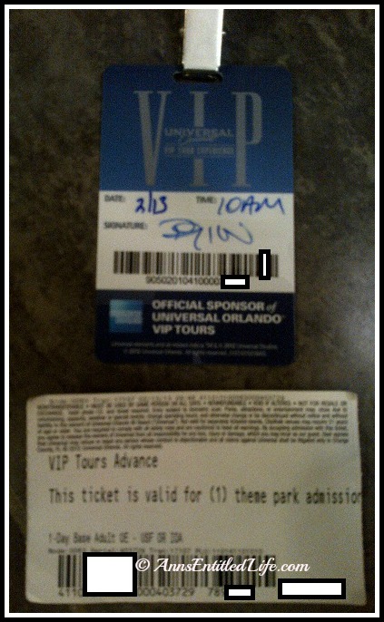 Universal Studios VIP Tour Pass