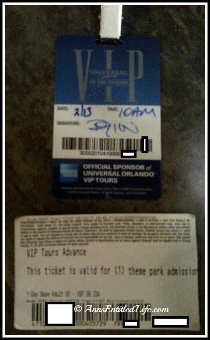 Universal Studios VIP Tour Pass
