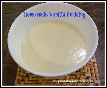 Homemade Vanilla Pudding. This is an easy recipe to make your own, homemade, from scratch, vanilla pudding.