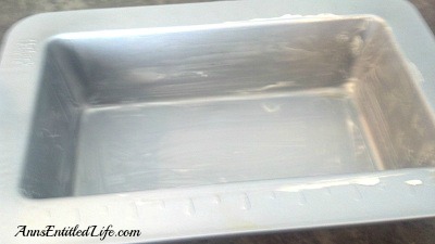 How To Grease and Flour A Baking Pan. Easy to  follow, step-by-step instructions on how to grease and flour a baking pan so your cake will not stick after being baked!