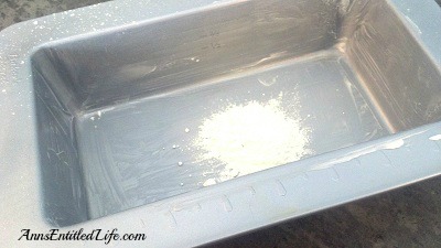 How To Grease and Flour A Baking Pan. Easy to  follow, step-by-step instructions on how to grease and flour a baking pan so your cake will not stick after being baked!