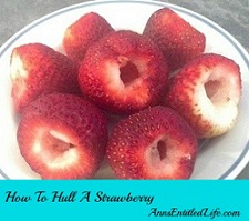 How To Hull a Strawberry