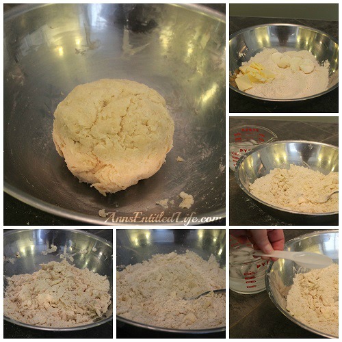 Easy Pie Crust Dough Recipe. This slightly sweet, easy to make pie dough is great with all types of pies.  Cook just the pie crust to use with cream pies, or use the dough uncooked with fruit or meat pies.