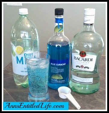 Drinking With Blue Curacao Liqueur