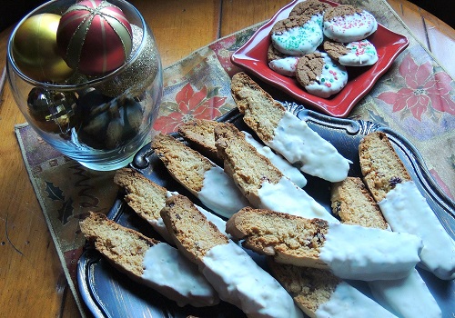 White Chocolate Cherry Almond Biscotti Recipe