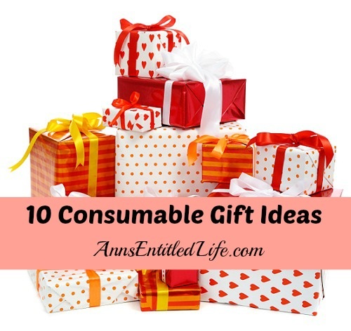 10 Consumable Gift Ideas