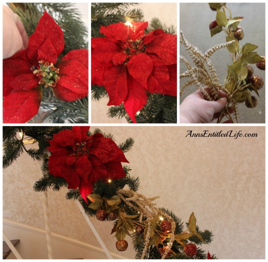 Decorating A Banister For The Holidays