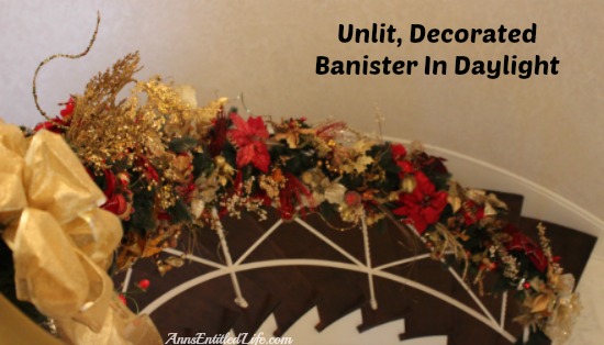 Decorating A Banister For The Holidays