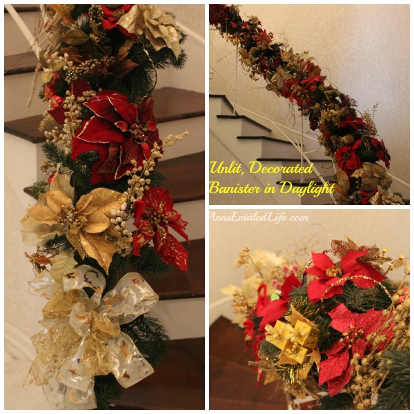 Decorating A Banister For The Holidays