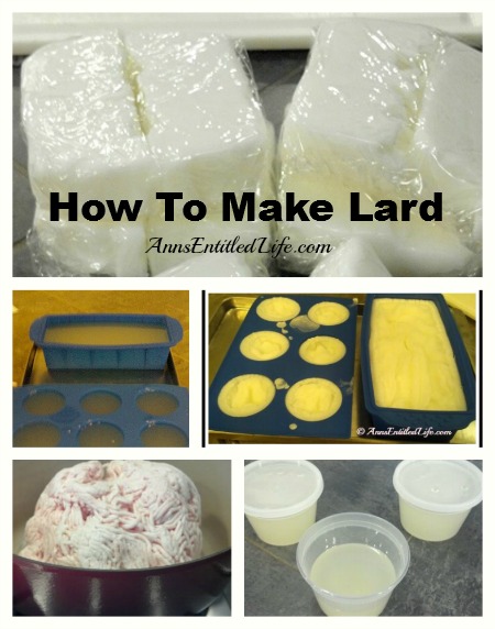 How To Render Fat To Make Lard. Ever wondered how to render fat to make lard? Hubby renders the fat every time we purchase a pig. We use some of the lard and he gives away some of the lard.  It is beautifully white, and really makes  a very nice pastry crust. Learn how to render fat to make lard with these step by step instructions.