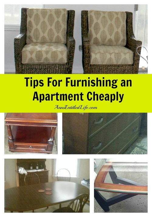 Tips For Furnishing an Apartment Cheaply