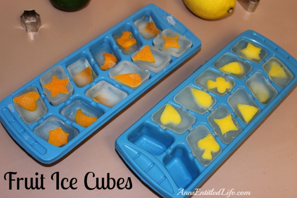 Fruit Ice Cubes