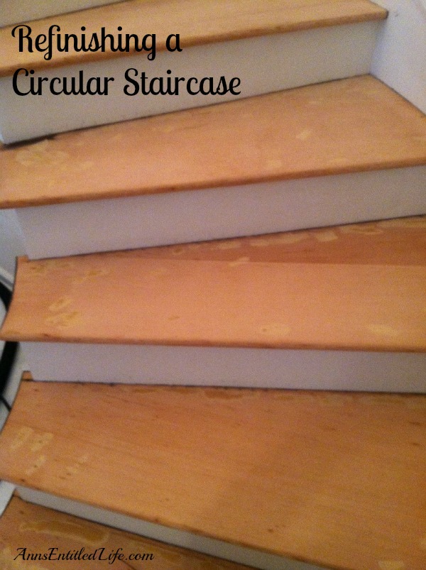 Refinishing a Circular Staircase
