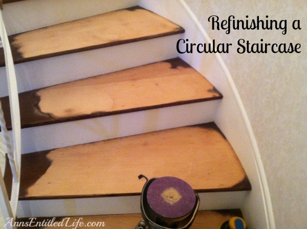 Refinishing a Circular Staircase