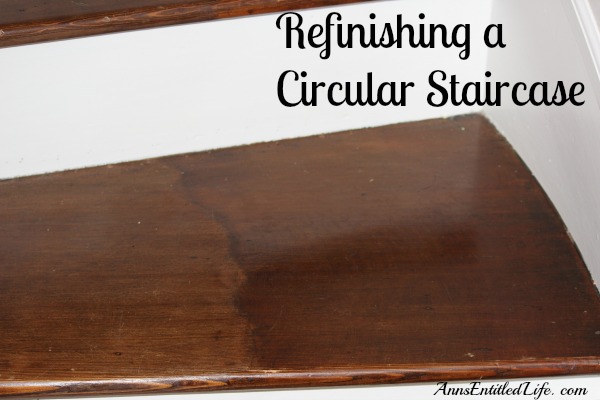 Refinishing a Circular Staircase