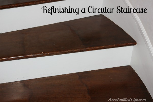 Refinishing a Circular Staircase