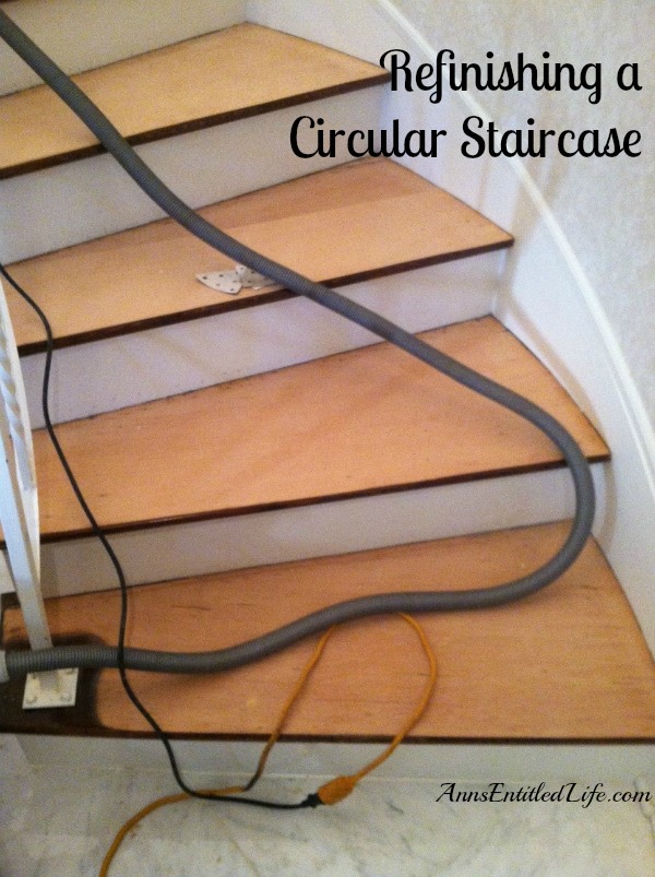 Refinishing a Circular Staircase