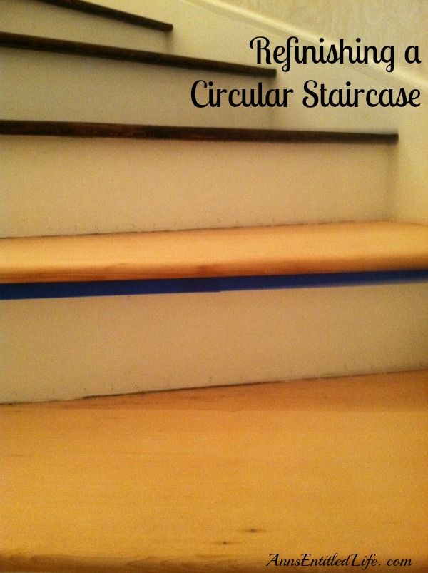 Refinishing a Circular Staircase