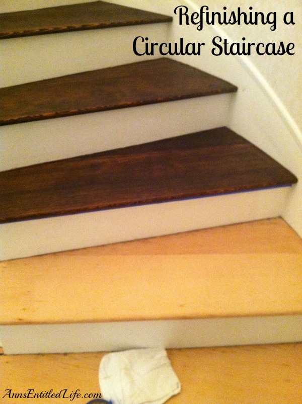 Refinishing a Circular Staircase