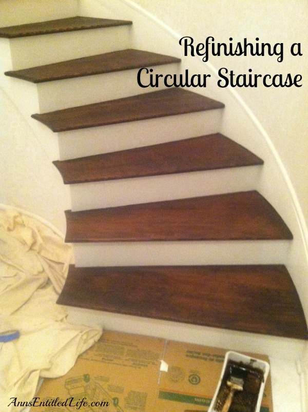 Refinishing a Circular Staircase