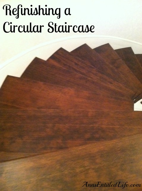 Refinishing a Circular Staircase