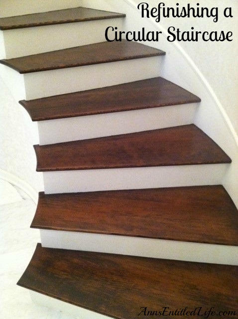 Refinishing a Circular Staircase