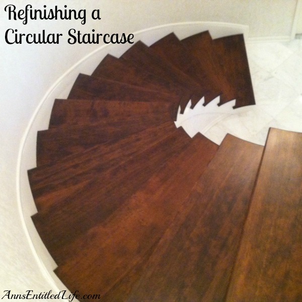 Refinishing a Circular Staircase