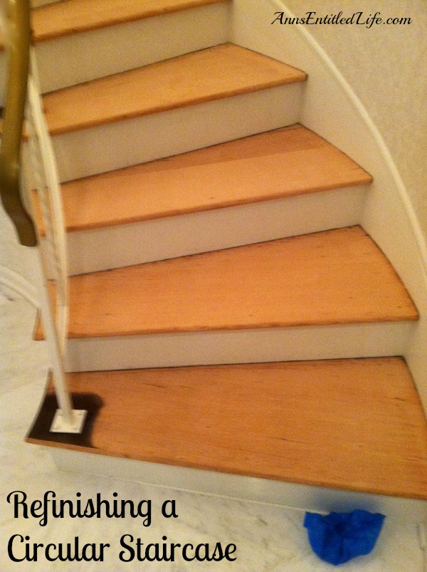 Refinishing a Circular Staircase