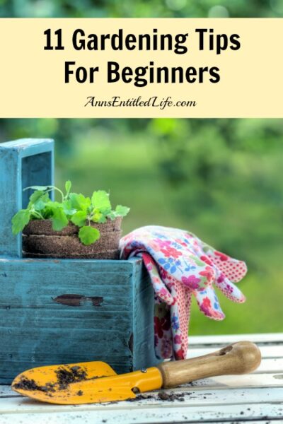11 Gardening Tips For Beginners. Just starting a brand new garden? Moved into an old house and looking to revitalize the old gardens there? Here are 11 Gardening Tips For Beginners to get you started.