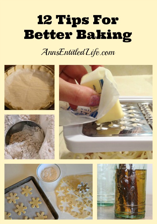 12 Tips For Better Baking. Looking for new tips and tricks to make your baking easier? Better? More efficient? These 12 Tips For Better Baking are just what the pastry chef ordered!