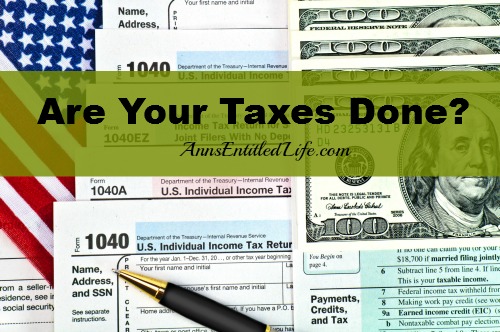 Are Your Taxes Done?