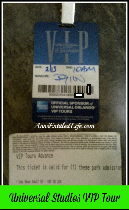 Universal Studios VIP Tour Pass