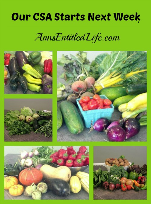 Our CSA Starts Next Week