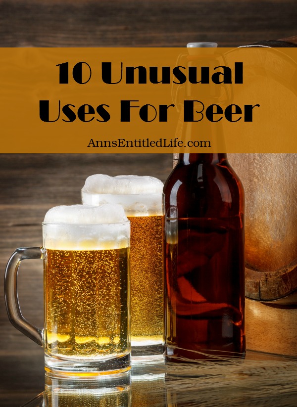 10 Unusual Uses For Beer. From pancakes to lawn repair, beer can be used in some unusual and clever ways. Here are 10 Unusual Uses For Beer you may have never thought of!