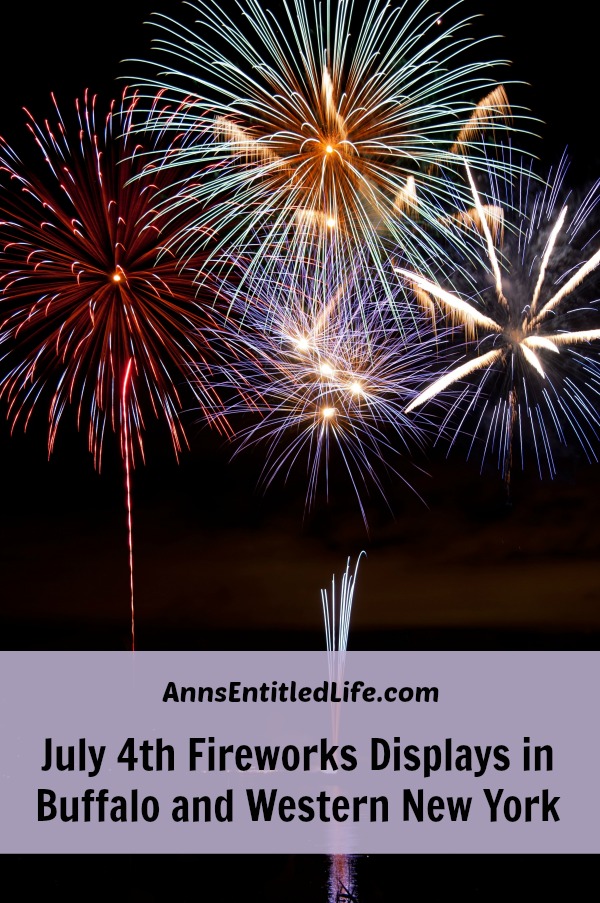 Fireworks display against a black background