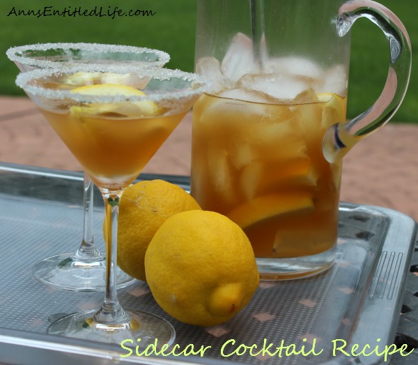 Sidecar Cocktail Recipe. The Sidecar, a classic cocktail of Cognac, Cointreau and lemon juice that dates back to the turn of the 20th century.
