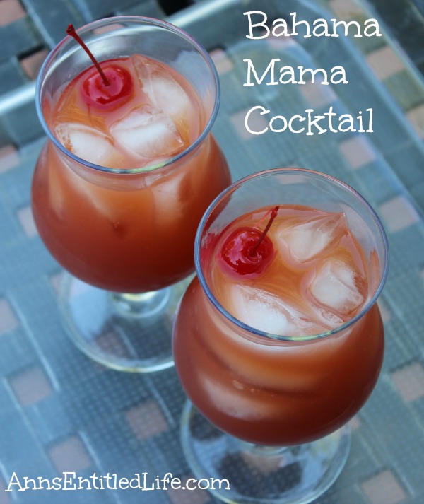 Bahama Mama Cocktail Recipe. Made with three different rums, coffee liquor and fruit juice, this Bahama Mama cocktail is a fun and refreshing drink!