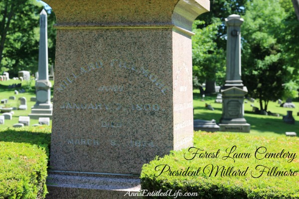 Grave, President Millard Fillmore