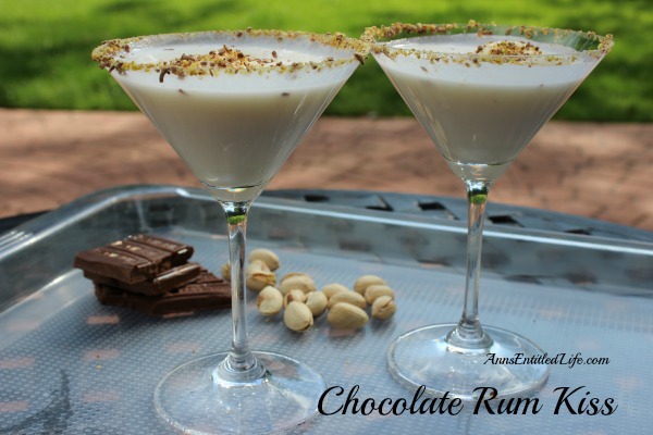 Chocolate Rum Kiss. A creamy, smooth and delicious rum cocktail featuring Captain Morgan White Rum. This Chocolate Rum Kiss Cocktail is a decadent drink that makes any occasion special.