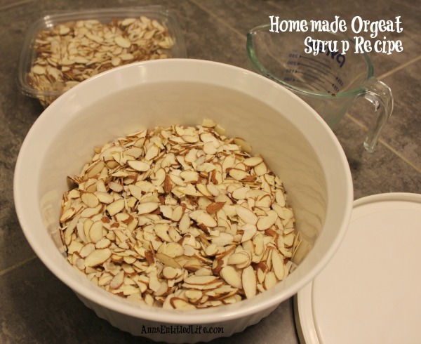 Homemade Orgeat Syrup Recipe