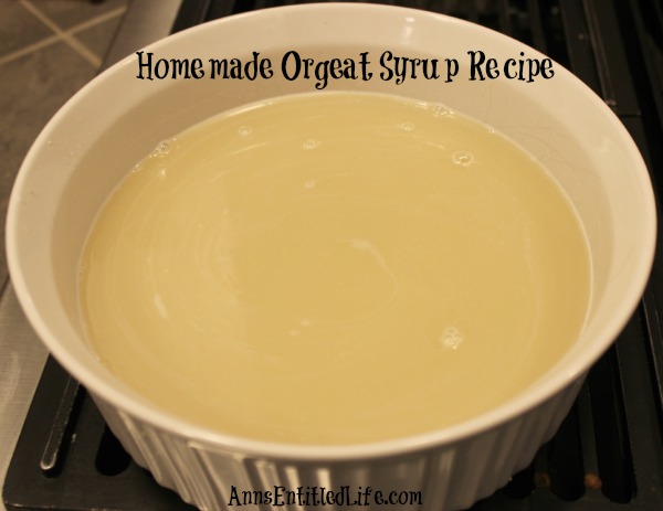 Homemade Orgeat Syrup Recipe