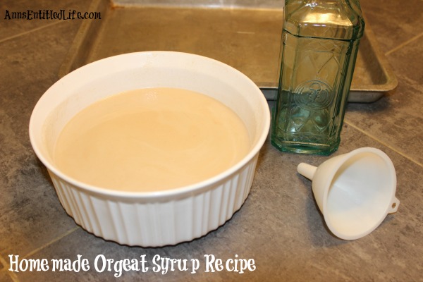 Homemade Orgeat Syrup Recipe