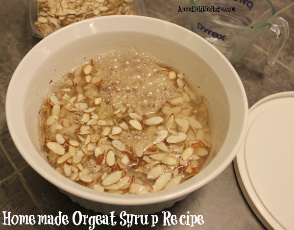 Homemade Orgeat Syrup Recipe