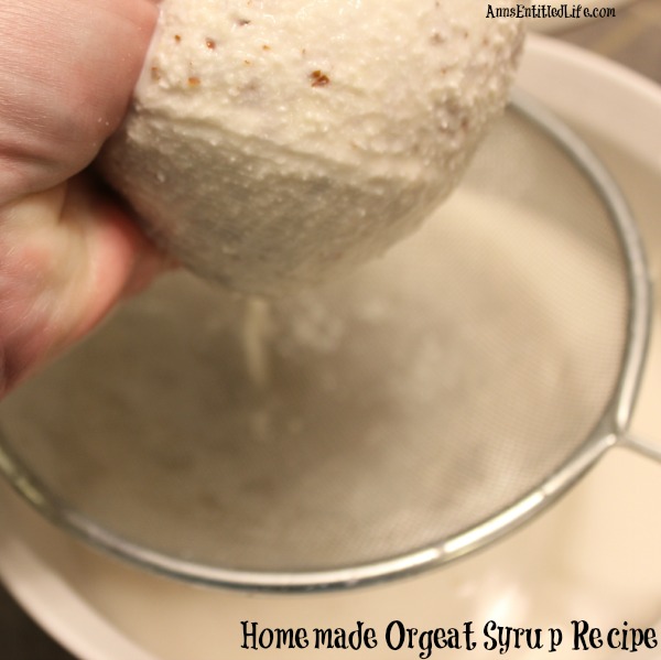 Homemade Orgeat Syrup Recipe